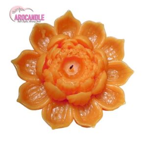 Scented Lotus Flower Candle By AroCandle